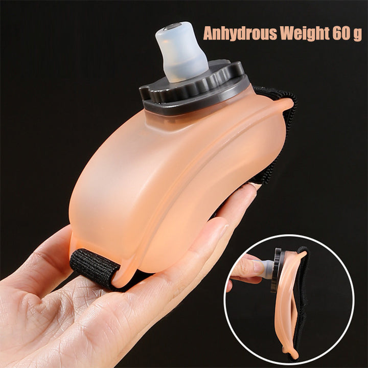 Premium Mini Running Wrist Water Bottle Holder – Soft Flask Hydration Pack for Marathon, Fitness, Cycling, Climbing, Adjustable Wrist Storage Bag