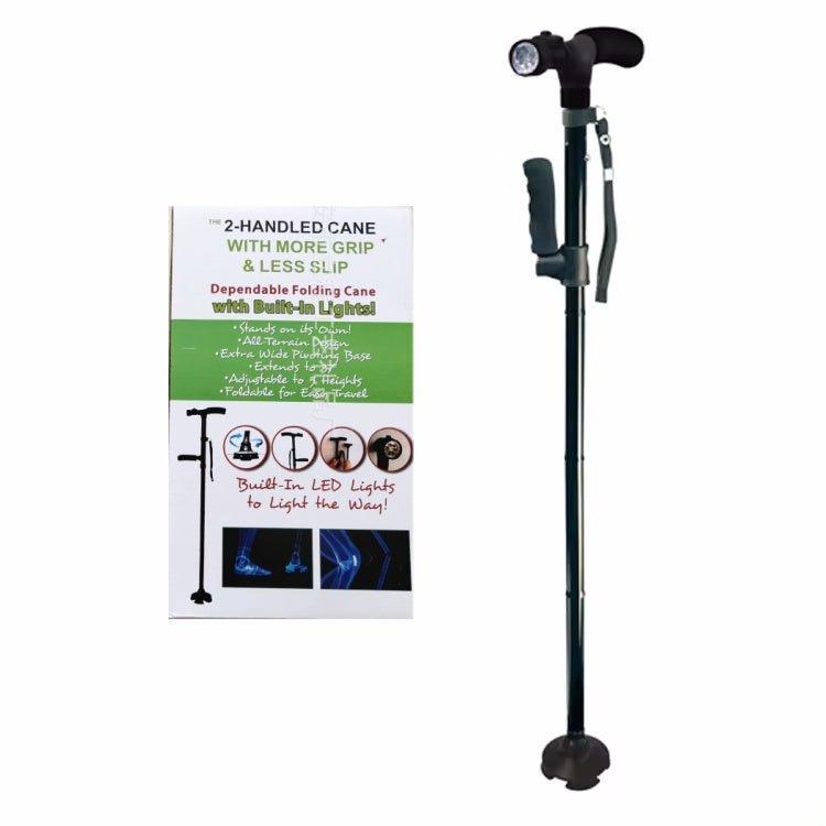 Premium Multifunctional Walking Stick – Telescopic Hiking Cane, Folding Trekking Poles for Seniors, Lightweight Aluminum Alloy, Non-Slip Rubber Base, Compact Design with Hand Strap
