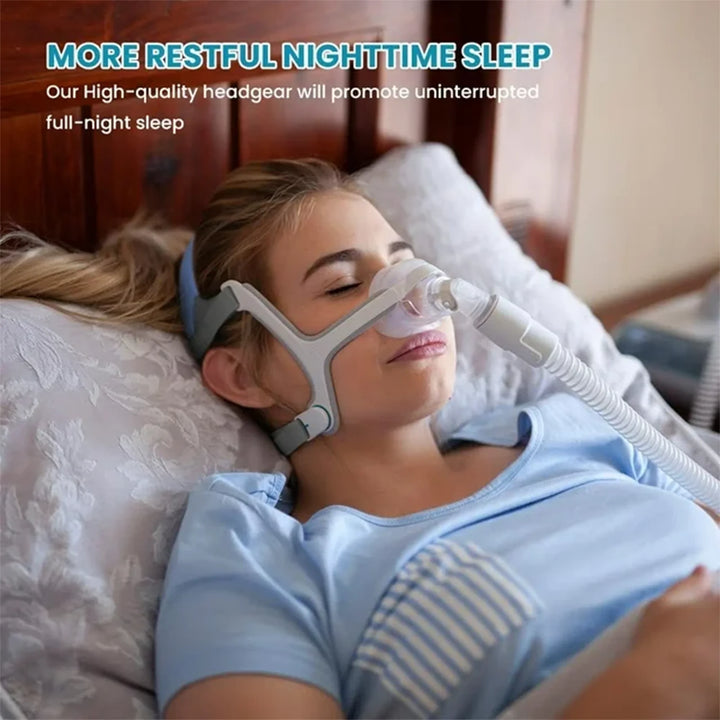 Premium N20 Nasal CPAP Mask with Headgear – Soft Silicone Sleep Mask Compatible Design with Secure Seal