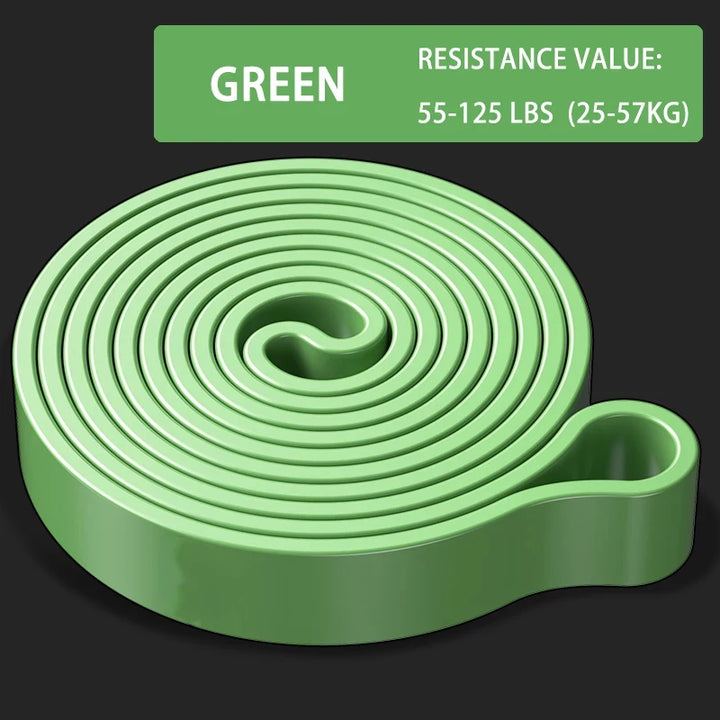 Premium Natural Latex Resistance Bands – Elastic Power Bands for Strength Training, Fitness Workouts and Home Gym Exercises