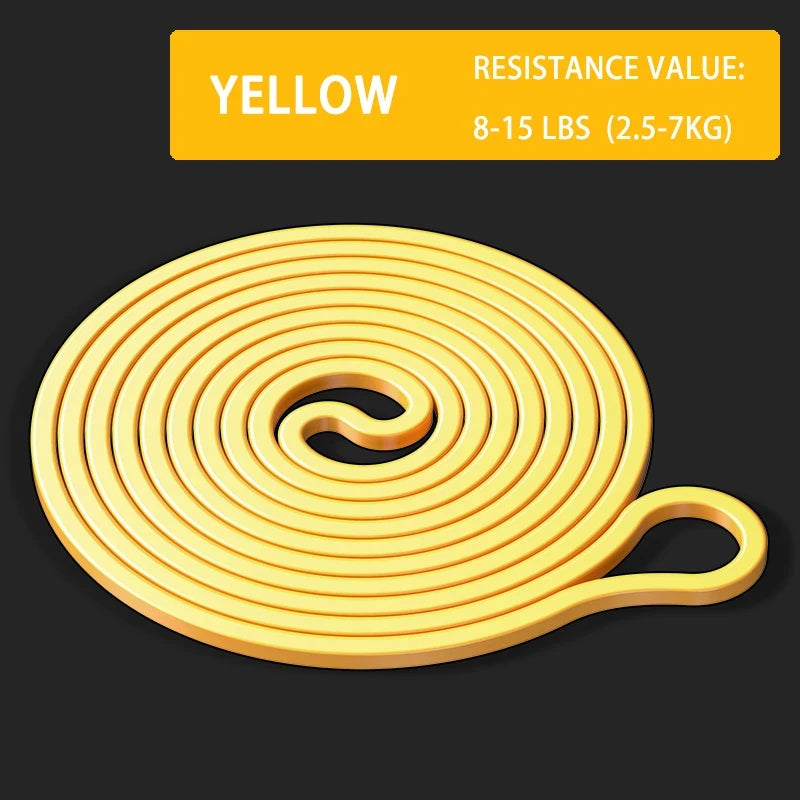 Premium Natural Latex Resistance Bands – Elastic Power Bands for Strength Training, Fitness Workouts and Home Gym Exercises