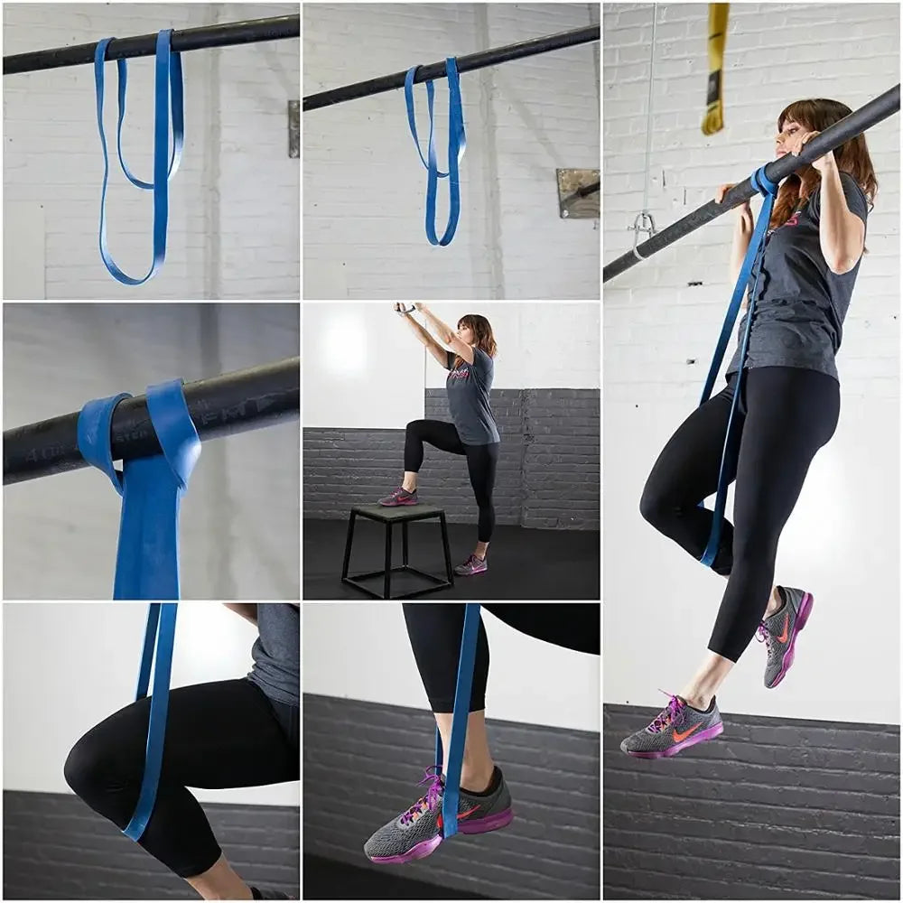 Premium Natural Latex Resistance Bands – Elastic Power Bands for Strength Training, Fitness Workouts and Home Gym Exercises