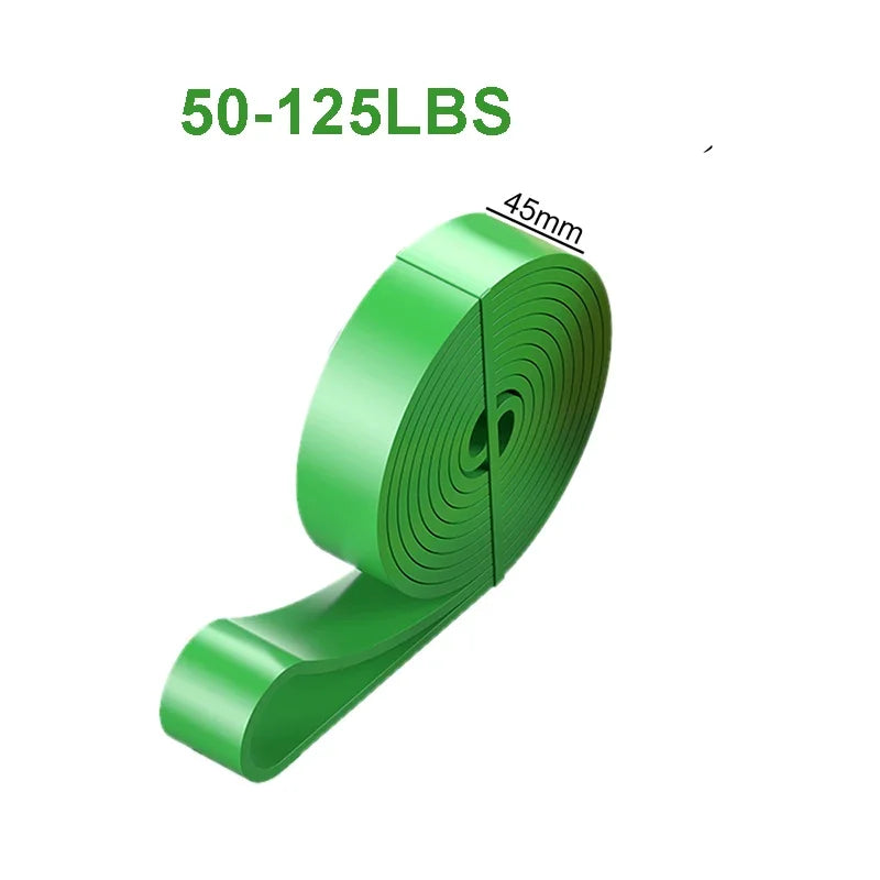 Premium Natural Latex Resistance Bands – Elastic Power Bands for Strength Training, Fitness Workouts and Home Gym Exercises