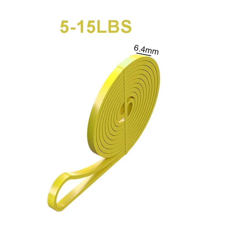Premium Natural Latex Resistance Bands – Elastic Power Bands for Strength Training, Fitness Workouts and Home Gym Exercises