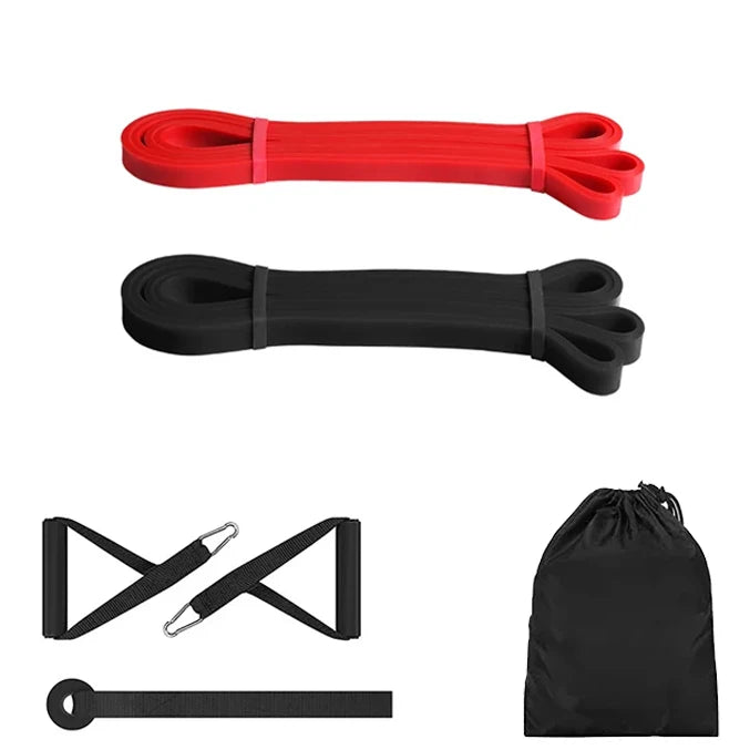 Premium Natural Latex Resistance Bands – Elastic Power Bands for Strength Training, Fitness Workouts and Home Gym Exercises