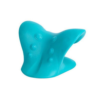 Premium Neck Support Pillow – Chiropractic Relaxer & Shoulder Traction Stretcher – Therapeutic Cervical Spine Alignment Device for Pain Relief