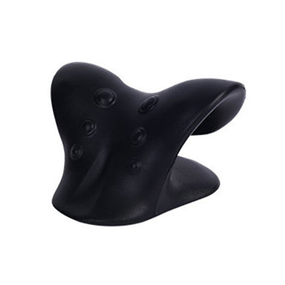 Premium Neck Support Pillow – Chiropractic Relaxer & Shoulder Traction Stretcher – Therapeutic Cervical Spine Alignment Device for Pain Relief