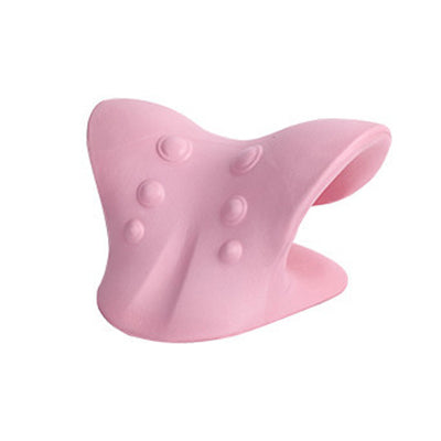 Premium Neck Support Pillow – Chiropractic Relaxer & Shoulder Traction Stretcher – Therapeutic Cervical Spine Alignment Device for Pain Relief