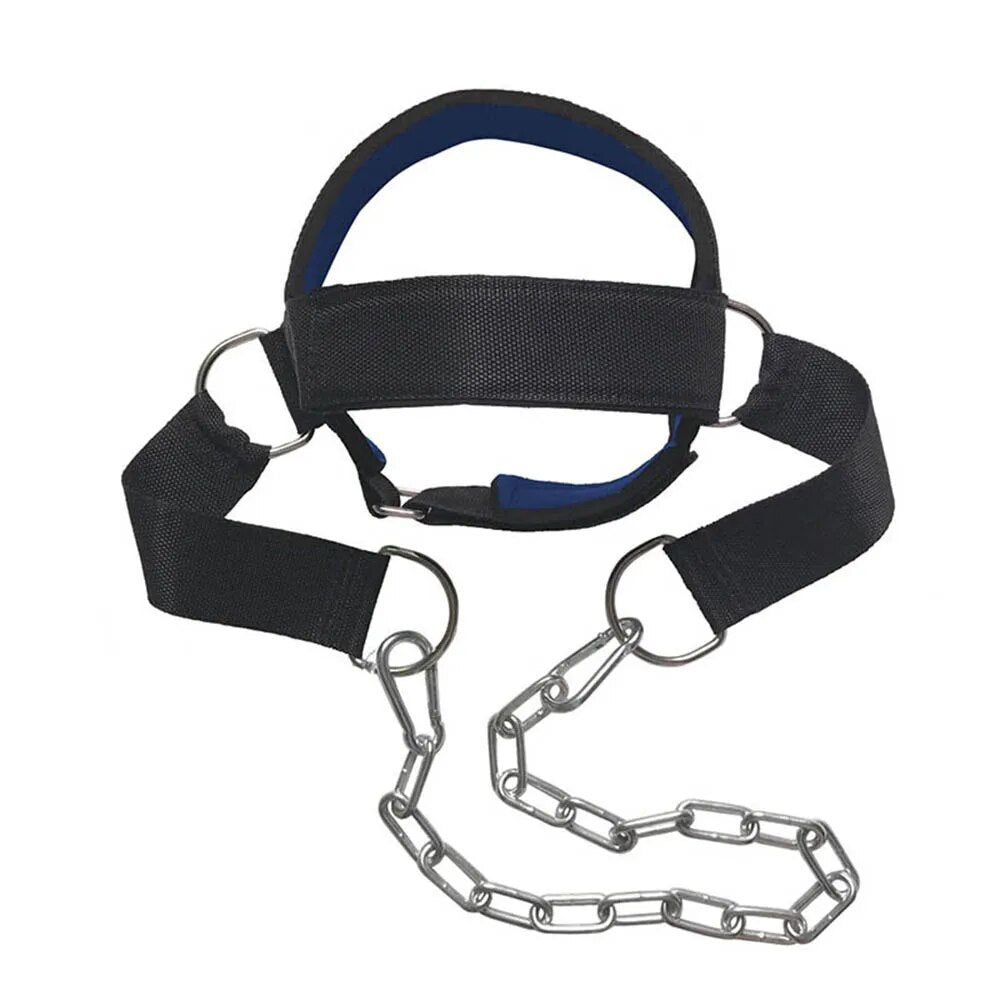 Premium Neck Training Harness for Strength & Muscle Power - Adjustable Head & Neck Weight Lifting Strap - Gym Fitness Equipment for Injury Recovery, Posture & Combat Sports