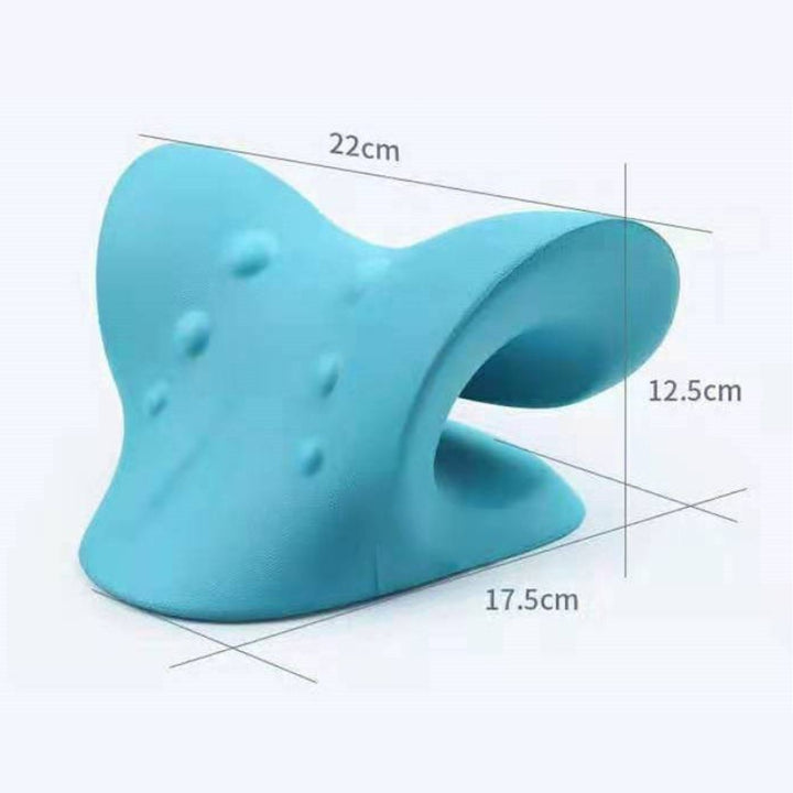 Premium Neck and Shoulder Stretcher Relaxer - Cervical Chiropractic Traction Device, Ergonomic Massage Pillow for Pain Relief and Spine Alignment, Neck Tension & Headache Relief