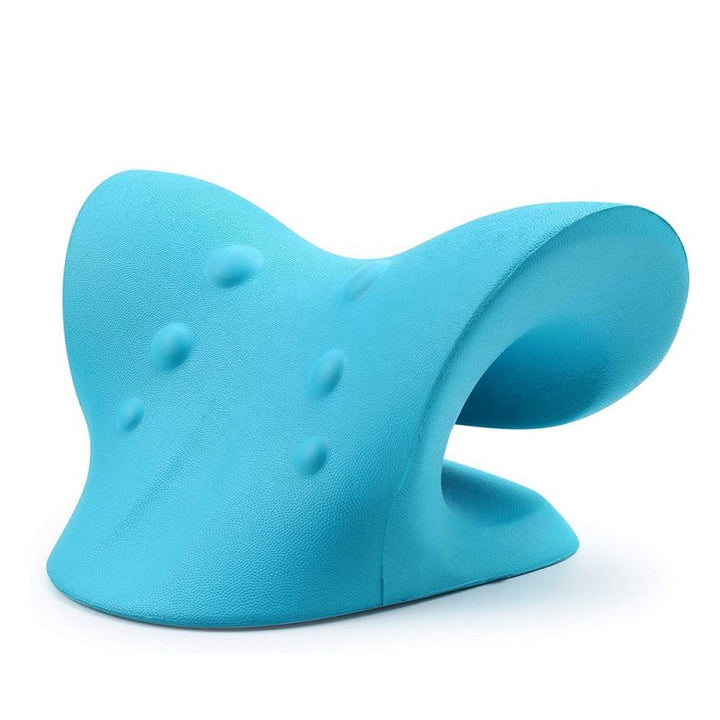 Premium Neck and Shoulder Stretcher Relaxer - Cervical Chiropractic Traction Device, Ergonomic Massage Pillow for Pain Relief and Spine Alignment, Neck Tension & Headache Relief