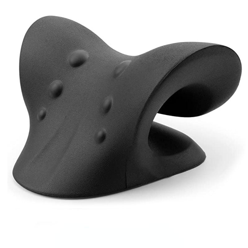 Premium Neck and Shoulder Stretcher Relaxer - Cervical Chiropractic Traction Device, Ergonomic Massage Pillow for Pain Relief and Spine Alignment, Neck Tension & Headache Relief