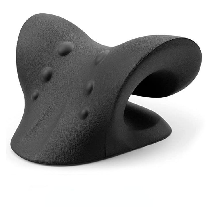 Premium Neck and Shoulder Stretcher Relaxer - Cervical Chiropractic Traction Device, Ergonomic Massage Pillow for Pain Relief and Spine Alignment, Neck Tension & Headache Relief