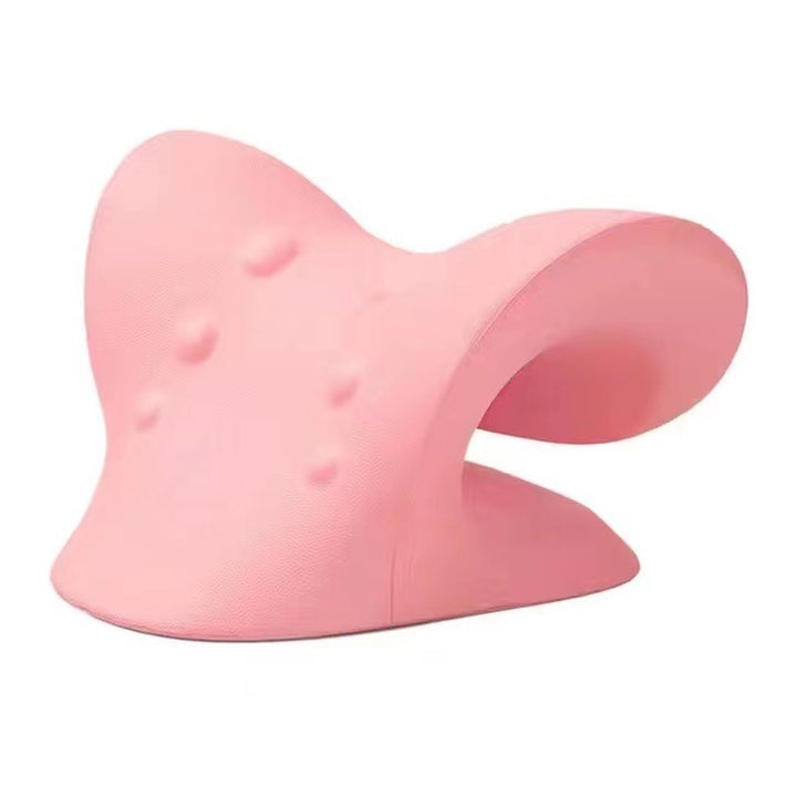 Premium Neck and Shoulder Stretcher Relaxer - Cervical Chiropractic Traction Device, Ergonomic Massage Pillow for Pain Relief and Spine Alignment, Neck Tension & Headache Relief