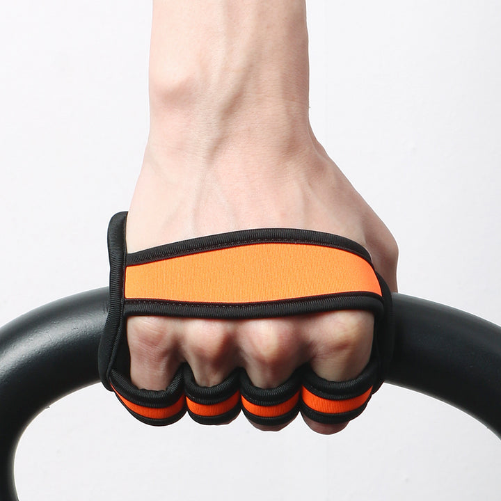 Premium Neoprene Grip Pads for Weightlifting & Powerlifting - Anti-Slip Workout Gloves for Calisthenics, Fitness & Sports, Hand Protectors for Gym Training