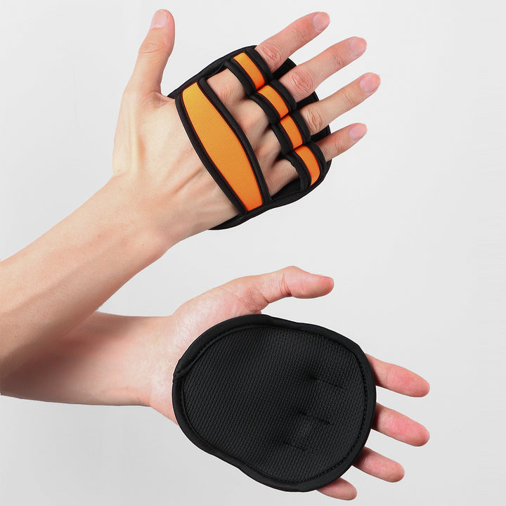 Premium Neoprene Grip Pads for Weightlifting & Powerlifting - Anti-Slip Workout Gloves for Calisthenics, Fitness & Sports, Hand Protectors for Gym Training