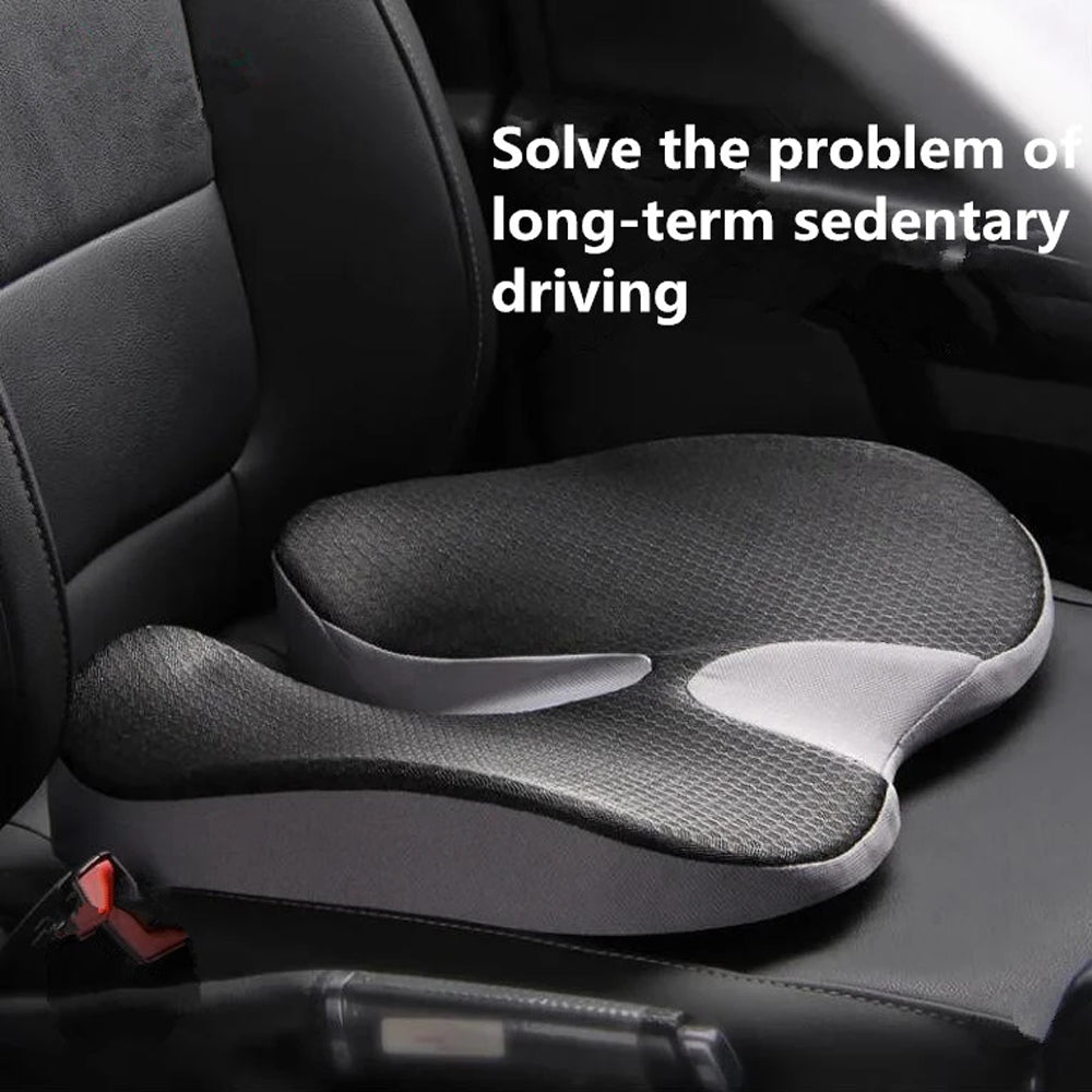 Premium Non-Slip Orthopedic Memory Foam Cushion – Tailbone and Sciatica Pain Relief Seat Cushion for Prostate Comfort, Back Support, and Chair or Car Use