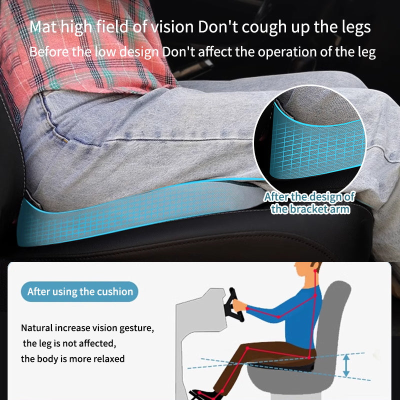Premium Non-Slip Orthopedic Memory Foam Cushion – Tailbone and Sciatica Pain Relief Seat Cushion for Prostate Comfort, Back Support, and Chair or Car Use