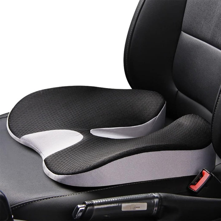 Premium Non-Slip Orthopedic Memory Foam Cushion – Tailbone and Sciatica Pain Relief Seat Cushion for Prostate Comfort, Back Support, and Chair or Car Use