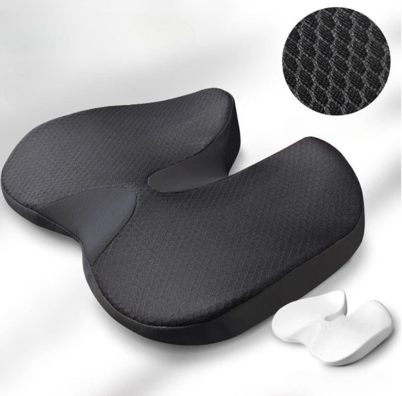 Premium Non-Slip Orthopedic Memory Foam Cushion – Tailbone and Sciatica Pain Relief Seat Cushion for Prostate Comfort, Back Support, and Chair or Car Use