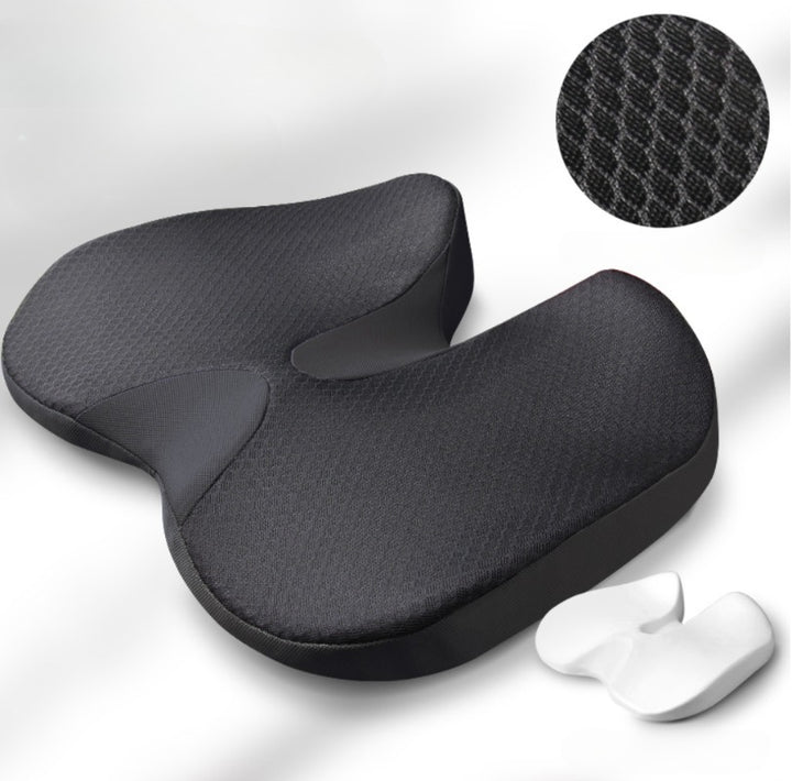 Premium Non-Slip Orthopedic Memory Foam Cushion – Tailbone and Sciatica Pain Relief Seat Cushion for Prostate Comfort, Back Support, and Chair or Car Use