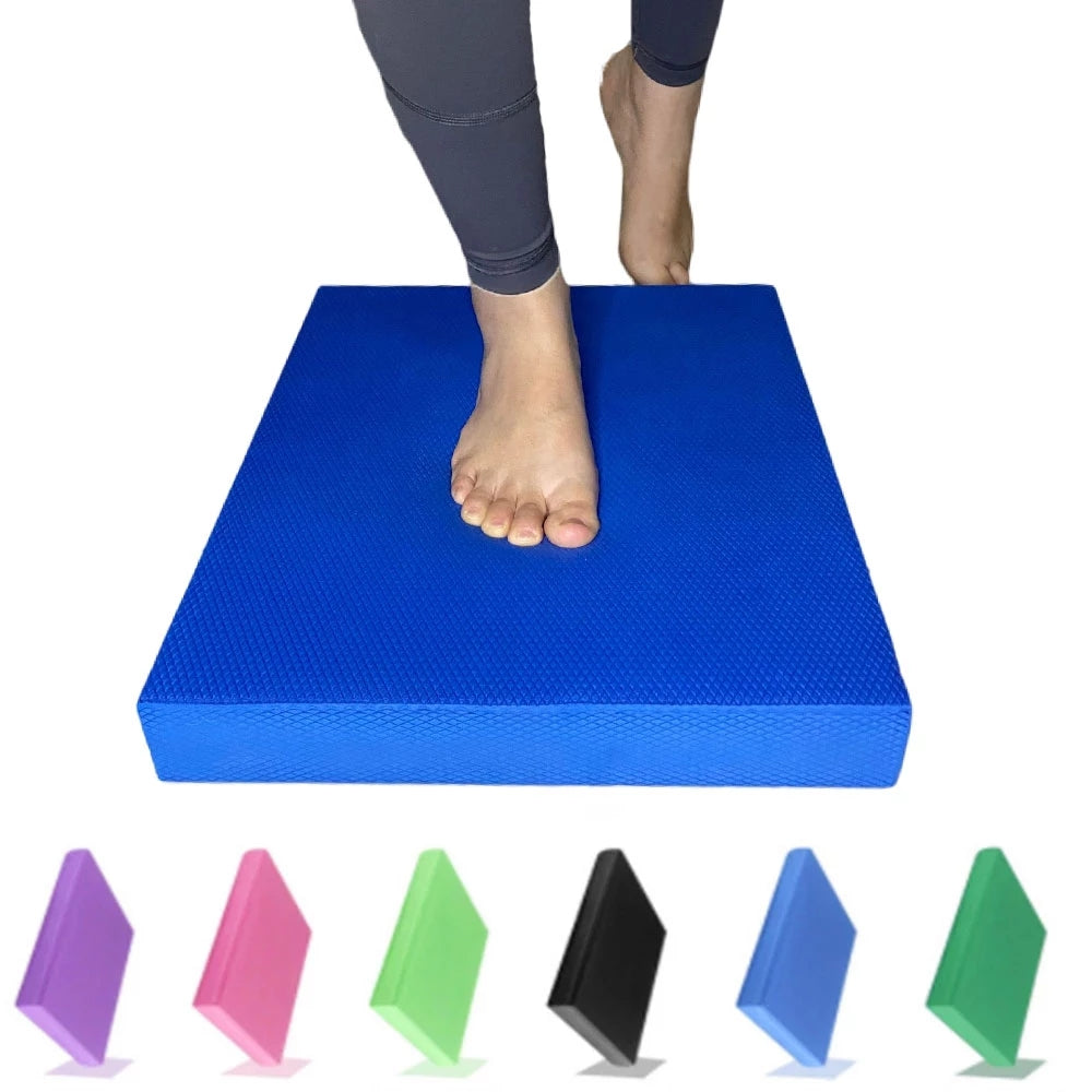 Premium Non-Slip Yoga Balance Pad – Soft Foam Exercise Cushion for Pilates, Fitness Training & Body Building, Ideal Balance Board for Stability & Core Strength