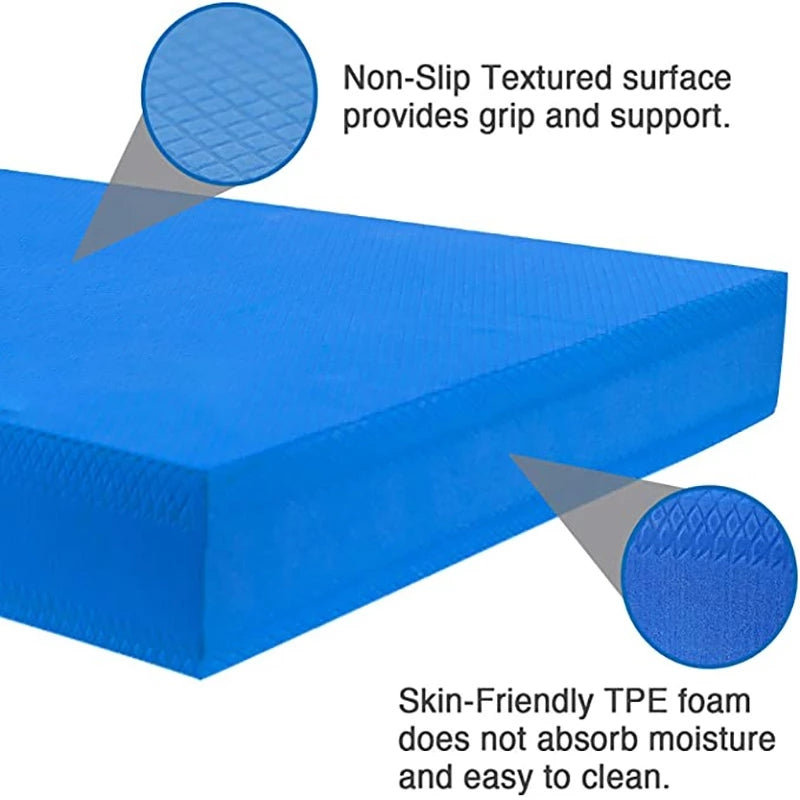 Premium Non-Slip Yoga Balance Pad – Soft Foam Exercise Cushion for Pilates, Fitness Training & Body Building, Ideal Balance Board for Stability & Core Strength