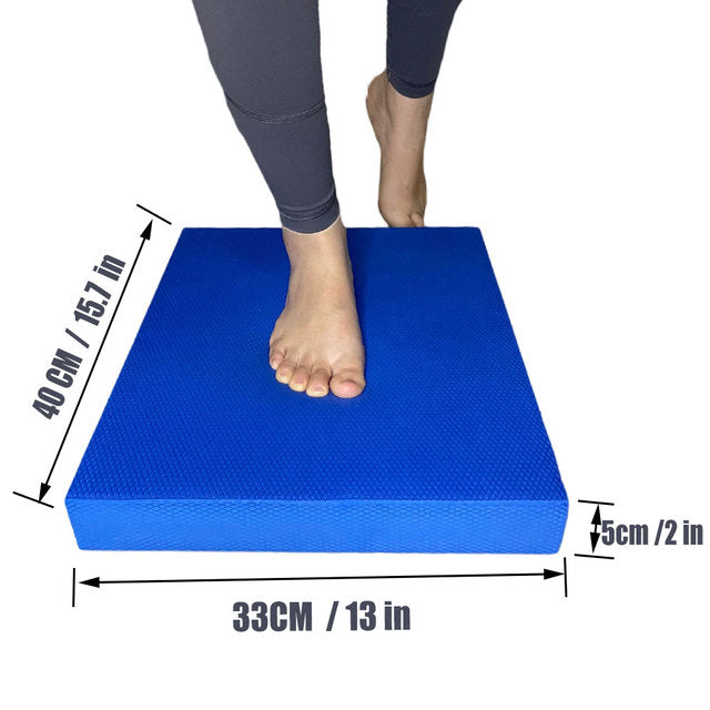 Premium Non-Slip Yoga Balance Pad – Soft Foam Exercise Cushion for Pilates, Fitness Training & Body Building, Ideal Balance Board for Stability & Core Strength