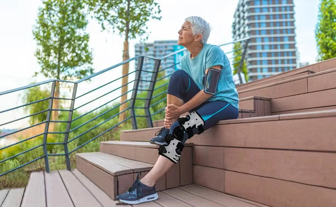 Premium OA Unloader Knee Brace – Adjustable Hinged Support with Medial Offloading and Range of Motion Control