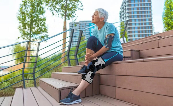 Premium OA Unloader Knee Brace – Adjustable Hinged Support with Medial Offloading and Range of Motion Control
