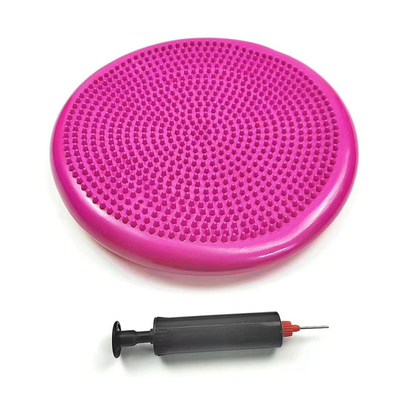 Premium PVC Yoga Balance Mat – Inflatable Massage Cushion for Fitness & Coordination, Posture Trainer with Anti-Burst Design for Core Strength & Balance Exercises