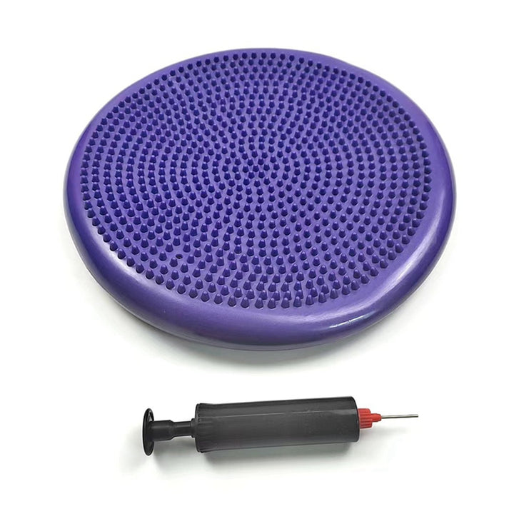 Premium PVC Yoga Balance Mat – Inflatable Massage Cushion for Fitness & Coordination, Posture Trainer with Anti-Burst Design for Core Strength & Balance Exercises