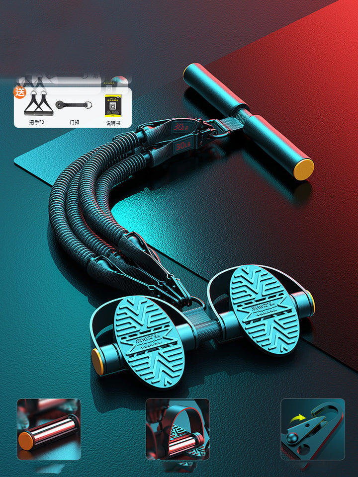 Premium Pedal Tensioner – Multi-Functional Fitness Resistance Device for Men, Abdominal, Back & Muscle Training, Adjustable Tension, Portable Pull Rope for Home Gym Workouts