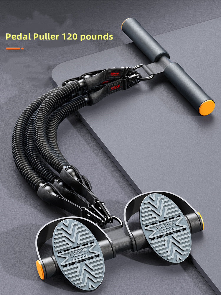 Premium Pedal Tensioner – Multi-Functional Fitness Resistance Device for Men, Abdominal, Back & Muscle Training, Adjustable Tension, Portable Pull Rope for Home Gym Workouts
