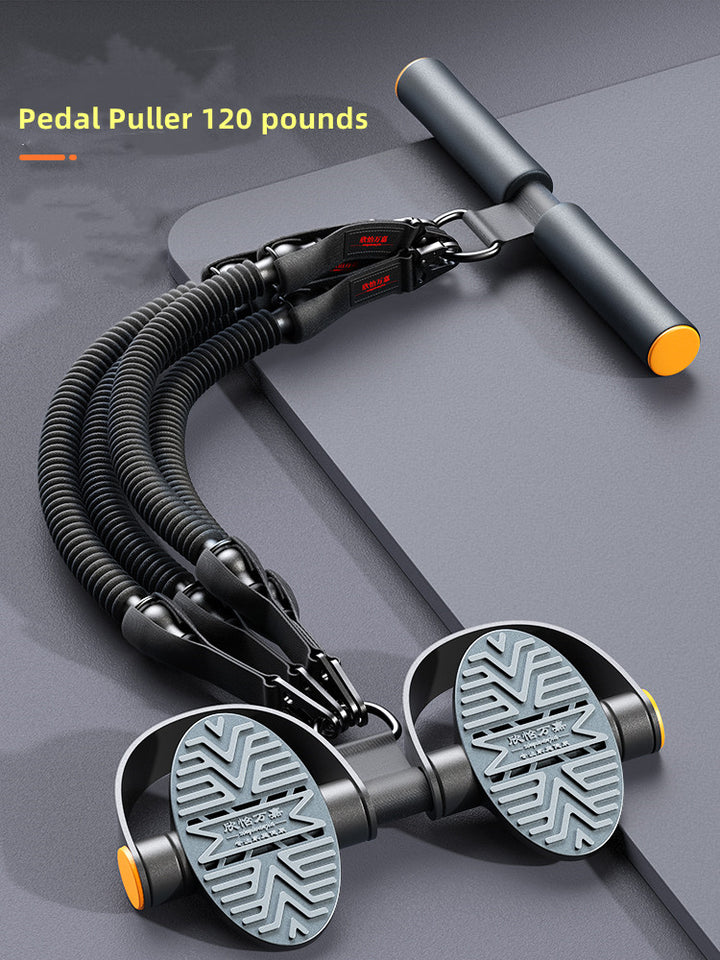 Premium Pedal Tensioner – Multi-Functional Fitness Resistance Device for Men, Abdominal, Back & Muscle Training, Adjustable Tension, Portable Pull Rope for Home Gym Workouts