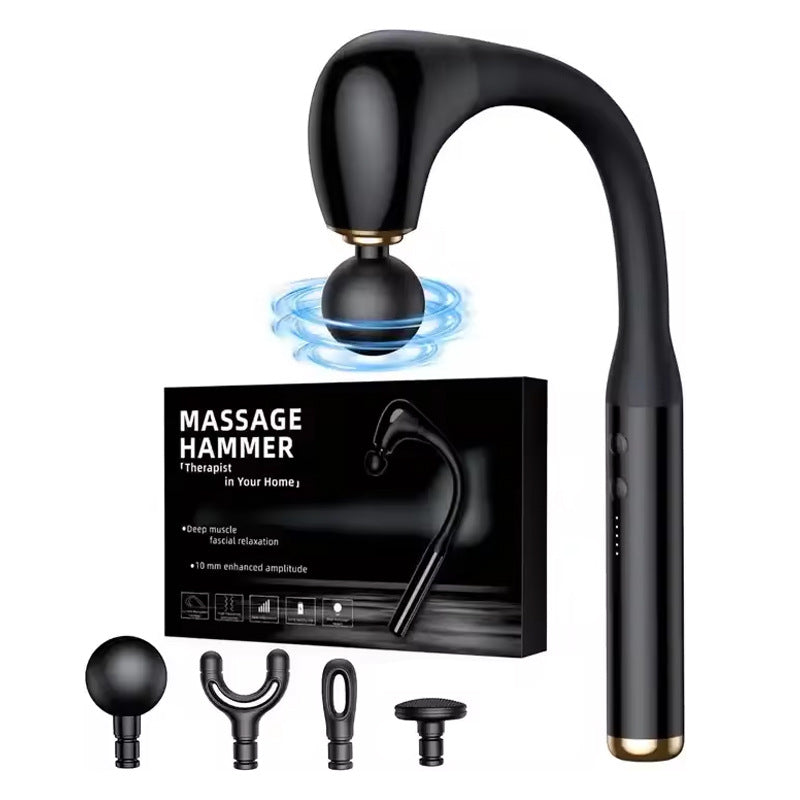 Premium Percussion Massage Hammer – Powerful Muscle Relief Gun for Neck, Back, Shoulder, and Leg Pain – Deep Tissue Massager with Flexible Design for Athletes and Everyday Use
