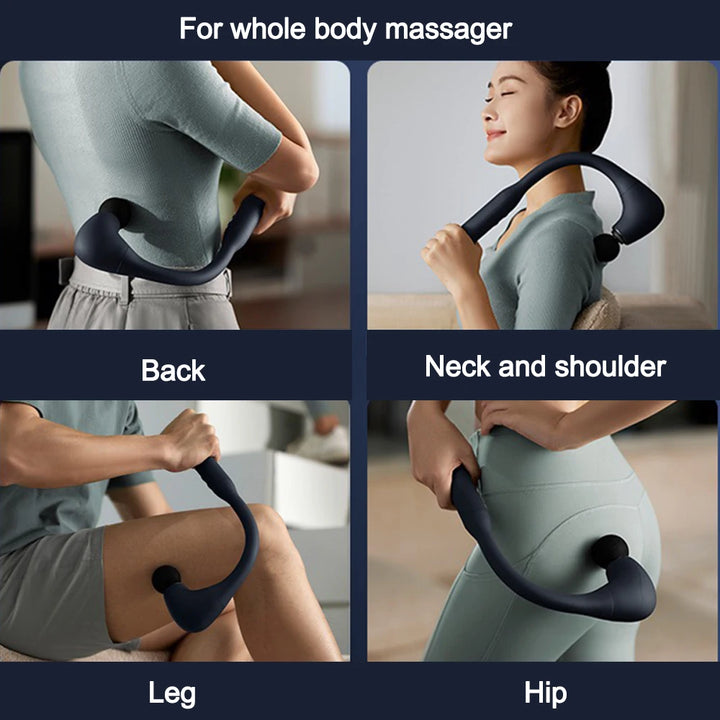Premium Percussion Massage Hammer – Powerful Muscle Relief Gun for Neck, Back, Shoulder, and Leg Pain – Deep Tissue Massager with Flexible Design for Athletes and Everyday Use