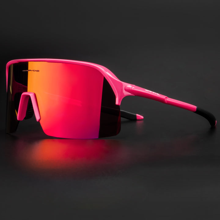 Premium Polarized Cycling Sunglasses – UV Protection, HD Lens, 1 or 4 Lens Options for Road, Mountain Bike & Outdoor Sports Eyewear for Men & Women