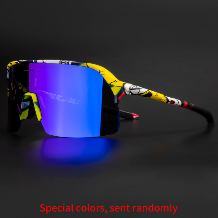 Premium Polarized Cycling Sunglasses – UV Protection, HD Lens, 1 or 4 Lens Options for Road, Mountain Bike & Outdoor Sports Eyewear for Men & Women