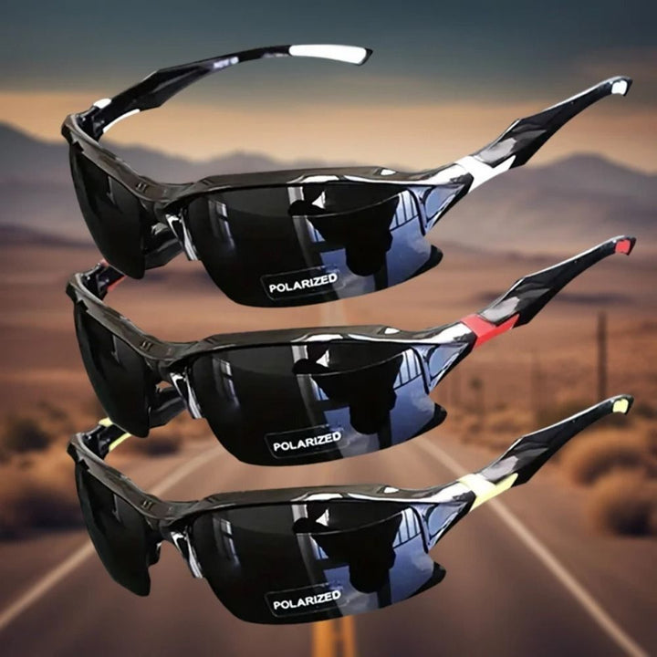 Premium Polarized Cycling Sunglasses – UV400 Protection, HD Lens, Comfortable Outdoor Sports Goggles for Men, UV Resistant, Fashionable Cycling Eyewear