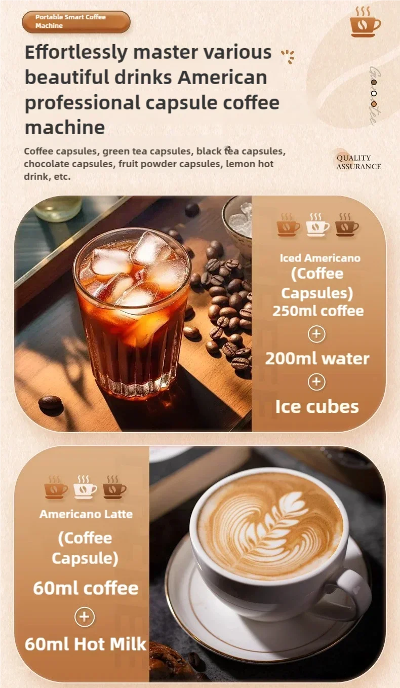 Premium Portable Electric Grind-and-Brew Coffee Maker – Compatible with Ground Coffee and K-Cup Pods
