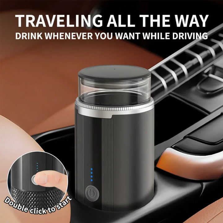 Premium Portable Electric Grind-and-Brew Coffee Maker – Compatible with Ground Coffee and K-Cup Pods