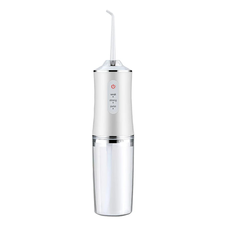 Premium Portable Electric Oral Irrigator – USB Rechargeable Water Flosser with 4 Jet Tips and 3 Cleaning Modes