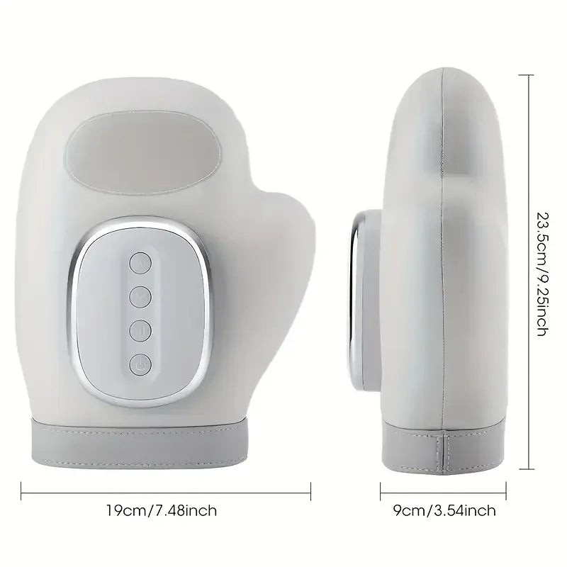 Premium Portable Heated Hand Massager – USB-Powered Heat Compression Massage Device for Hands and Wrists, Home & Office Use