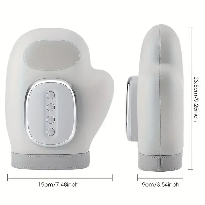 Premium Portable Heated Hand Massager – USB-Powered Heat Compression Massage Device for Hands and Wrists, Home & Office Use