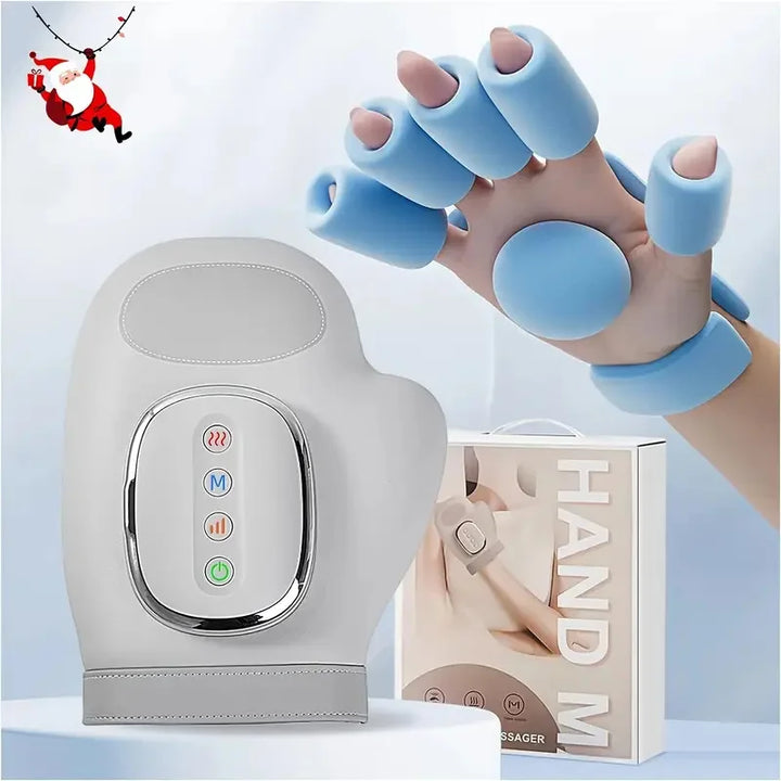 Premium Portable Heated Hand Massager – USB-Powered Heat Compression Massage Device for Hands and Wrists, Home & Office Use