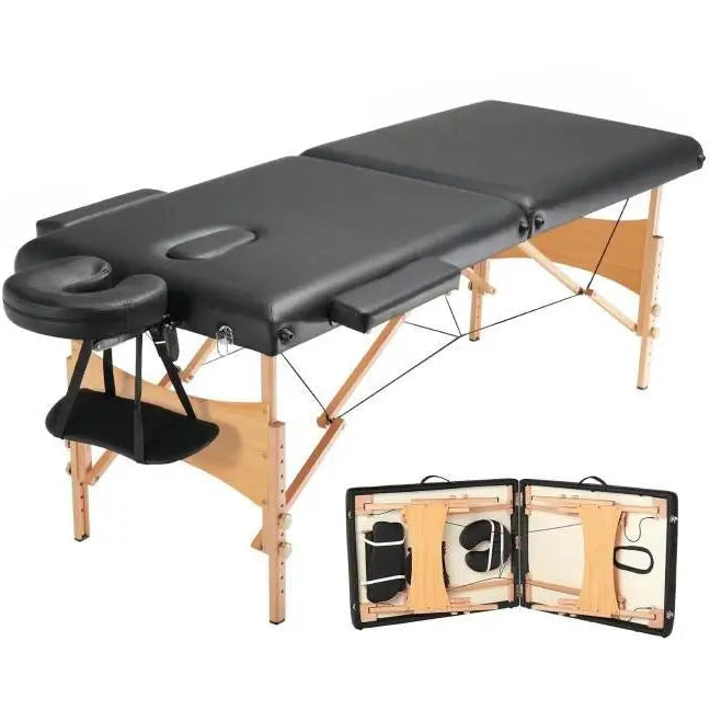 Premium Portable Massage Table 28 Inch – Folding Adjustable Salon Tattoo Bed with 600 lb Static Capacity