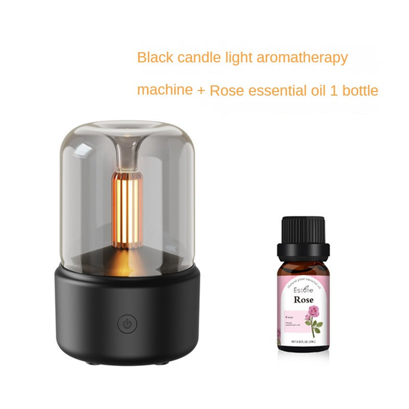 Premium Portable Mini Aroma Diffuser & USB Air Humidifier – Essential Oil Sprayer, Night Light, Cold Mist, 120ml Capacity, Safe Auto Shut-Off for Home & Gift