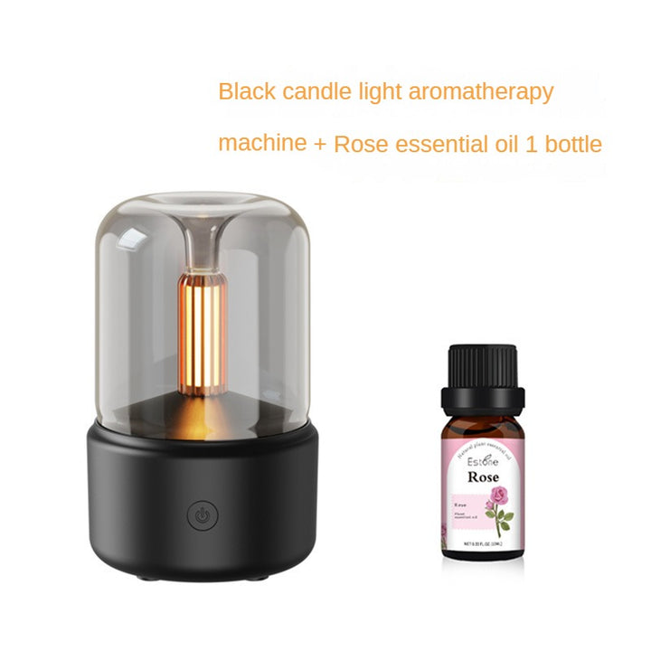 Premium Portable Mini Aroma Diffuser & USB Air Humidifier – Essential Oil Sprayer, Night Light, Cold Mist, 120ml Capacity, Safe Auto Shut-Off for Home & Gift