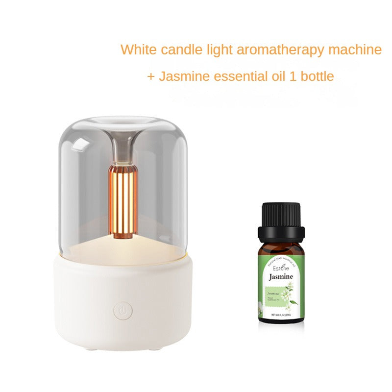 Premium Portable Mini Aroma Diffuser & USB Air Humidifier – Essential Oil Sprayer, Night Light, Cold Mist, 120ml Capacity, Safe Auto Shut-Off for Home & Gift